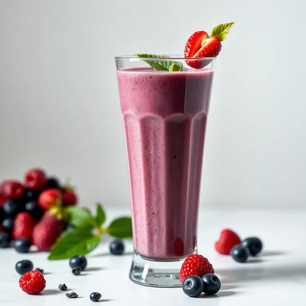 Smoothie de Açaí e Leite de Soja para o Sistema Imunológico