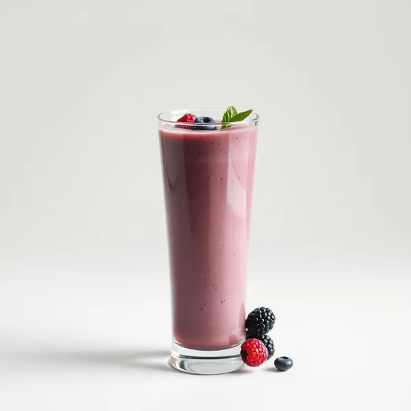 Açaí-Dinkelmilch-Smoothie zur Stärkung des Immunsystems