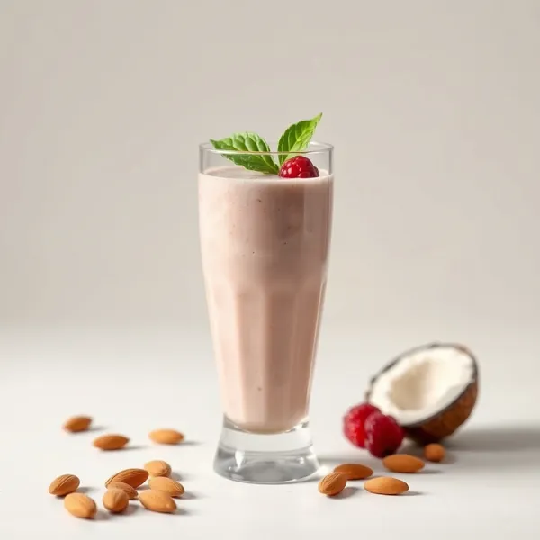 Smoothie de Manteiga de Amendoim e Leite de Coco para Reforçar o Sistema Imunológico