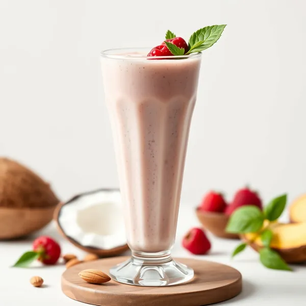Smoothie de Beurre d'Amande et Eau de Coco