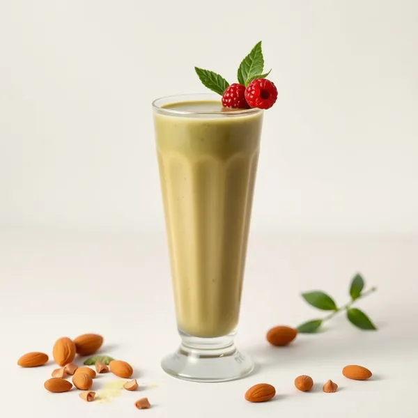 Immune-Boosting Almond Butter Matcha Tea Smoothie