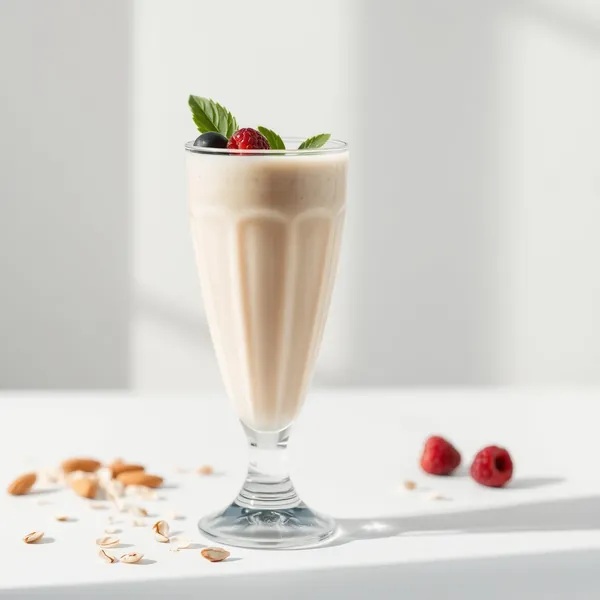 Smoothie de Manteiga de Amendoim e Leite de Aveia para Aumentar a Imunidade
