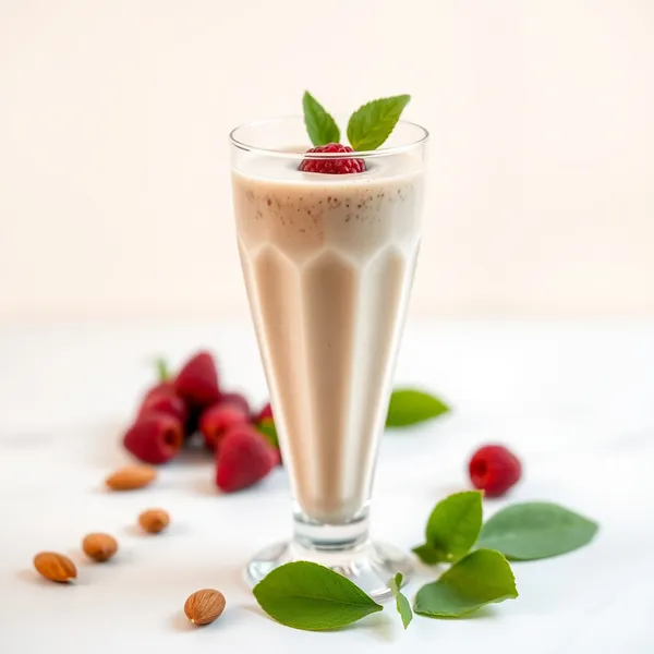 Smoothie de Manteiga de Amendoim e Leite de Ervilha para Aumentar a Imunidade