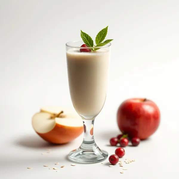 Smoothie Apfel und Hafermilch zur Stärkung des Immunsystems