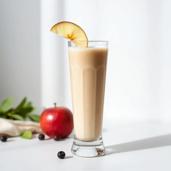 Smoothie de Pomme et de Lait d'Épeautre qui Renforce le Système Immunitaire