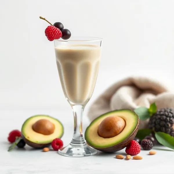 Immune-Boosting Avocado Almond Milk Smoothie