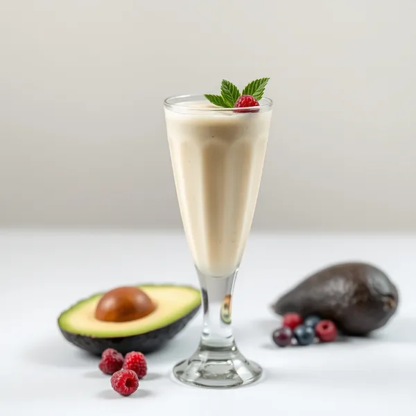 Smoothie de Kefir de Abacate que Aumenta a Imunidade