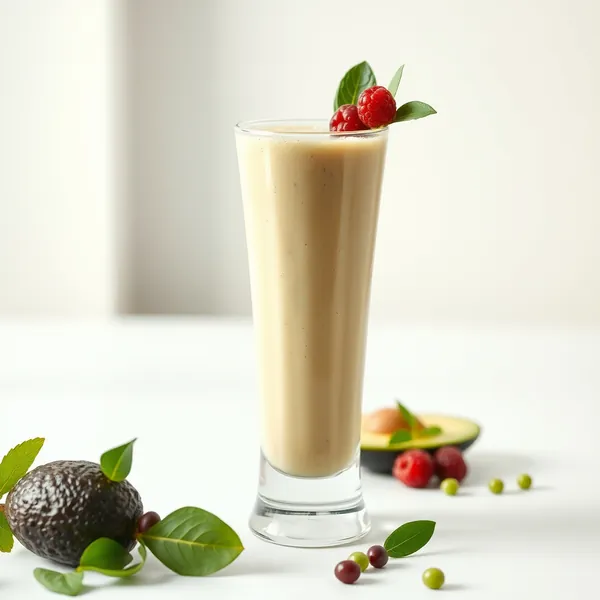 Smoothie de Abacate e Leite de Ervilha