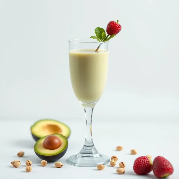 Immune-Boosting Avocado Pistachio Milk Smoothie