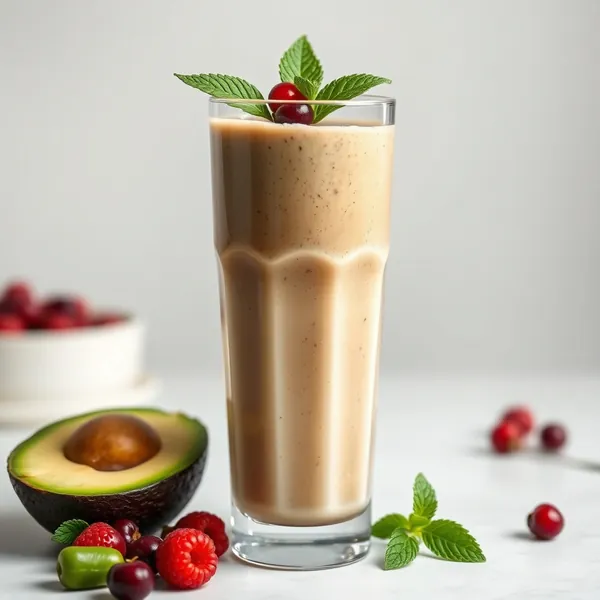 Batido de Proteínas de Aguacate que Refuerza el Sistema Inmunológico