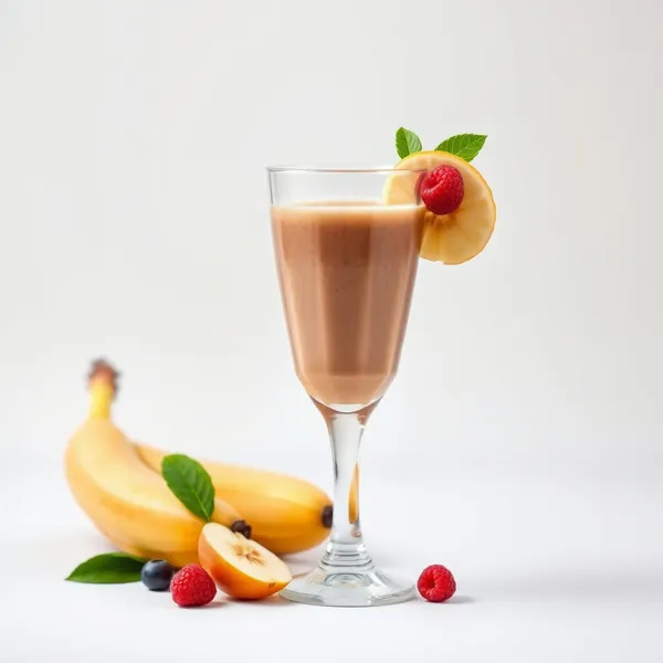 Smoothie aus Bananen und Äpfeln zur Stärkung des Immunsystems