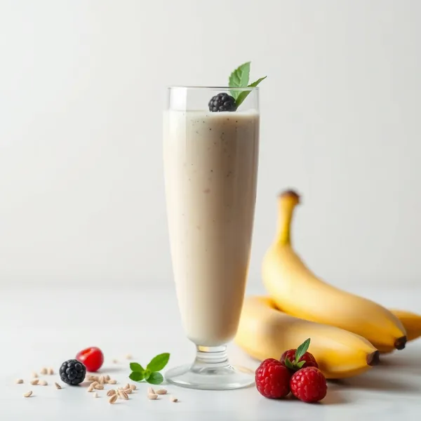 Immune-Boosting Banana Rice Milk Smoothie