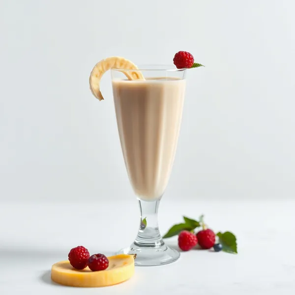 Smoothie de Leite de Espelta e Banana que Impulsiona o Sistema Imunológico