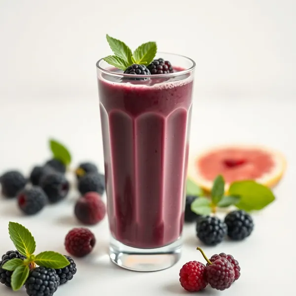 Smoothie di Soia e More per Rafforzare il Sistema Immunitario