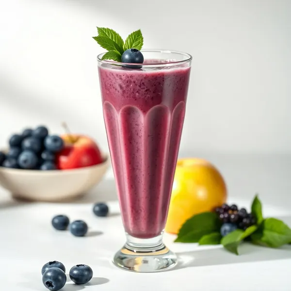 Smoothie de Suco de Morango e Maçã para Aumentar a Imunidade