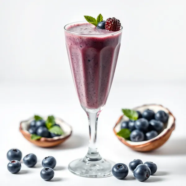 Immune Boosting Blueberry Coconut Water Smoothie