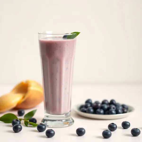Immune Boosting Blueberry Pea Milk Smoothie