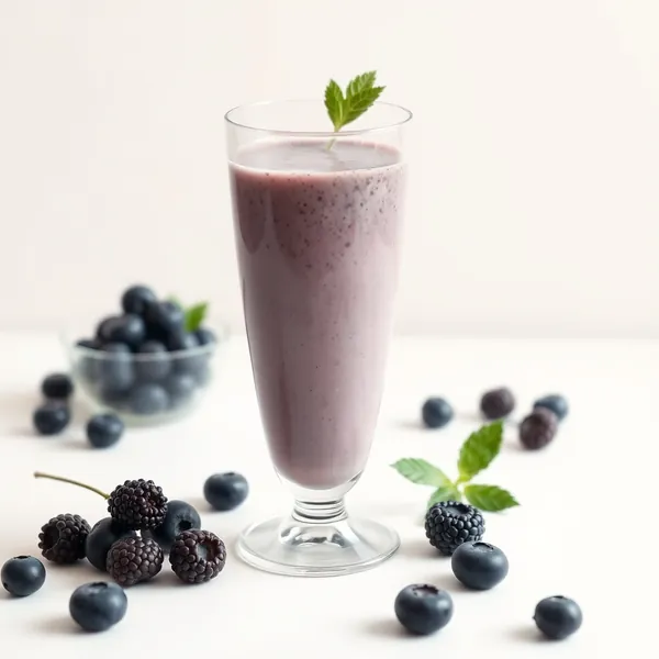 Immune Boosting Blueberry Spelt Milk Smoothie