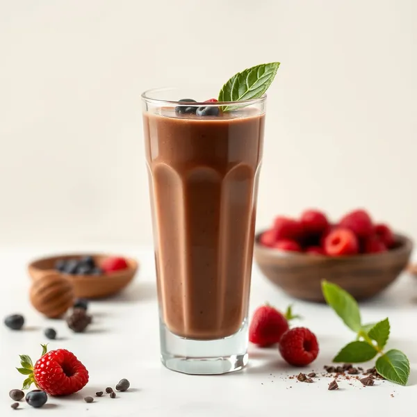 Smoothie al Cacao in Polvere e Yogurt Greco per Potenziare l'Immunità