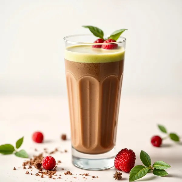 Smoothie de Cacau em Pó e Chá Matcha para Aumentar a Imunidade