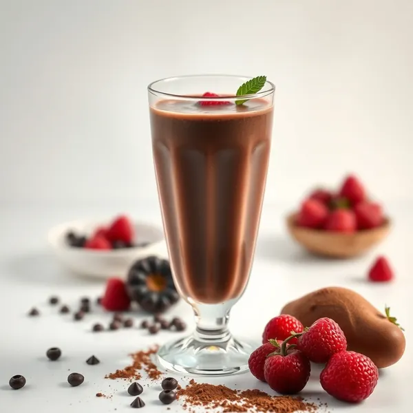 Immune-Boosting Cacao Powder Soy Milk Smoothie