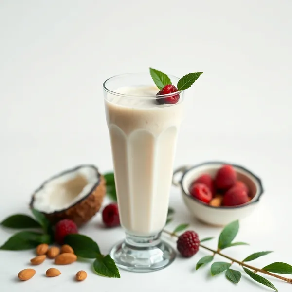 Smoothie di Cocco e Mandorla per Rafforzare il Sistema Immunitario