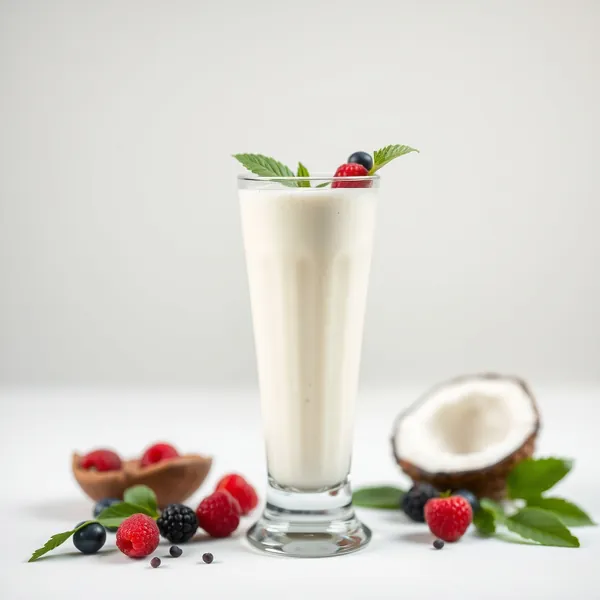 Smoothie di Yogurt Greco e Cocco per Rafforzare il Sistema Immunitario