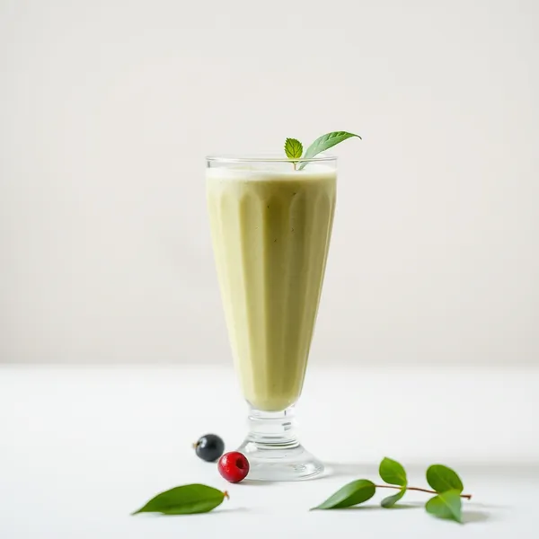 Smoothie de Thé Matcha à la Noix de Coco qui Renforce le Système Immunitaire