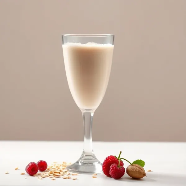 Smoothie de Leite de Coco e Aveia que Impulsiona o Sistema Imunológico