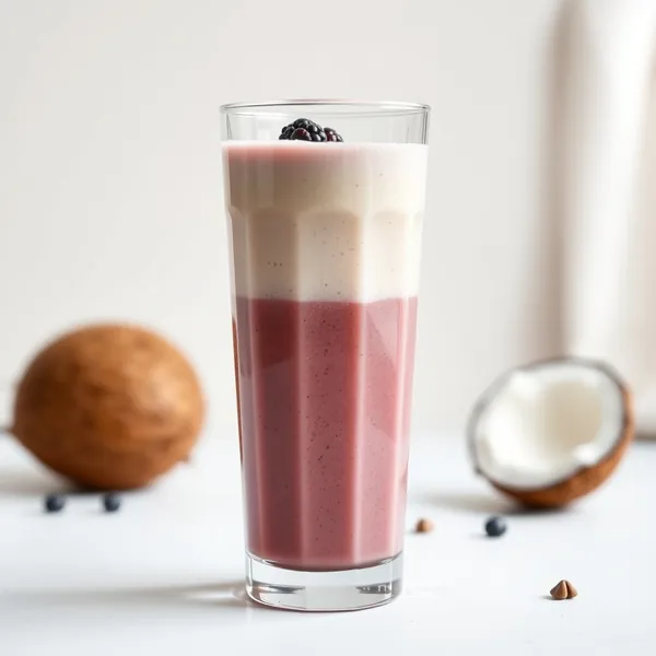 Kokosproteinshake, der das Immunsystem stärkt