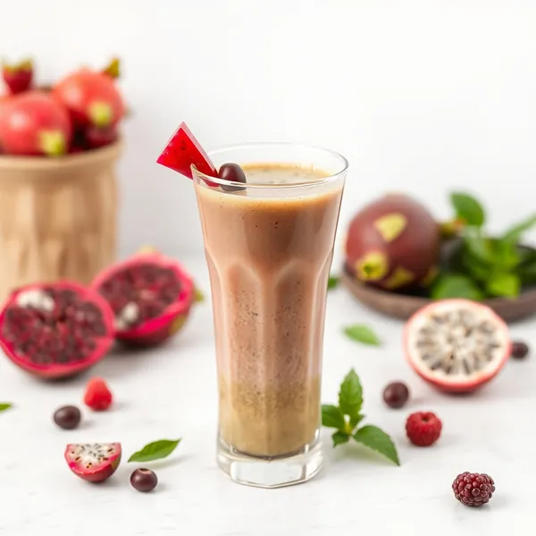 Smoothie de Thé Matcha avec Fruit Dragon pour Renforcer le Système Immunitaire