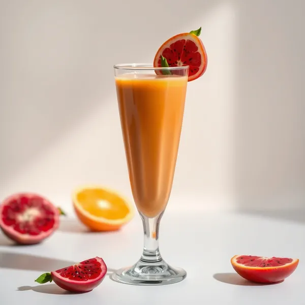 Smoothie di Succo d'Arancia e Dragonfruit per Aumentare l'Immunità