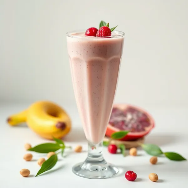 Smoothie de Leite de Pistache e Dragonfruit que Aumenta a Imunidade