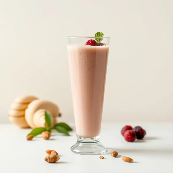 Smoothie aux Amandes et au Gingembre qui Renforce le Système Immunitaire