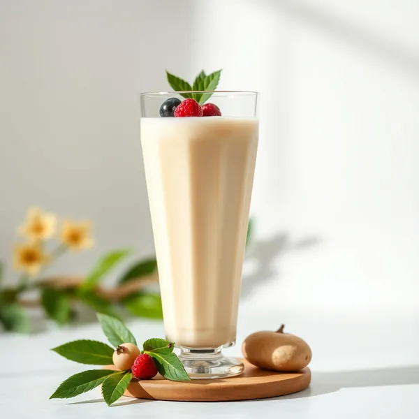Smoothie di Latte di Macadamia e Zenzero per Potenziare l'Immunità
