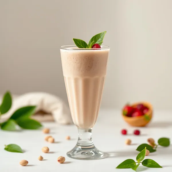 Immune Boosting Ginger Pistachio Milk Smoothie