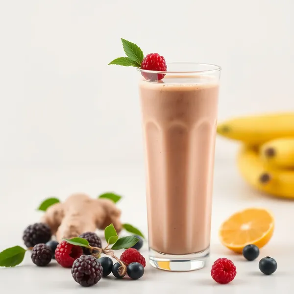 Smoothie Protéine Gingembre Renforce Système Immunitaire