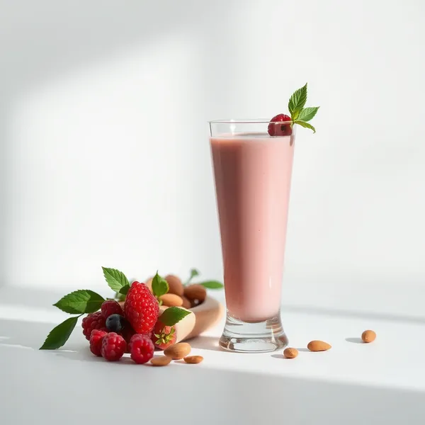 Smoothie aux Amandes et Baies Goji qui Renforce le Système Immunitaire