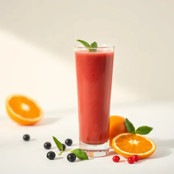 Smoothie di Succo d'Arancia e Bacca Goji per Aumentare l'Immunità