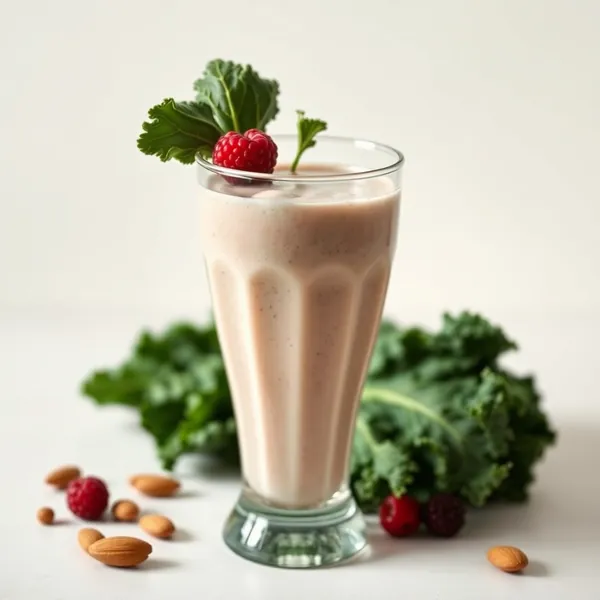 Immune-Boosting Kale Almond Milk Smoothie