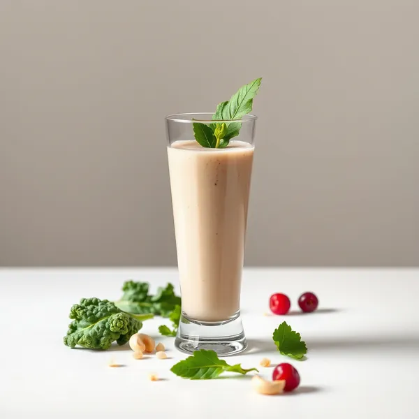 Immune-Boosting Kale Cashew Milk Smoothie