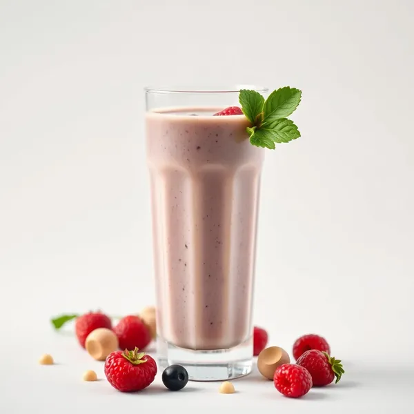 Smoothie de Couve e Leite de Macadamia que Impulsiona o Sistema Imunológico