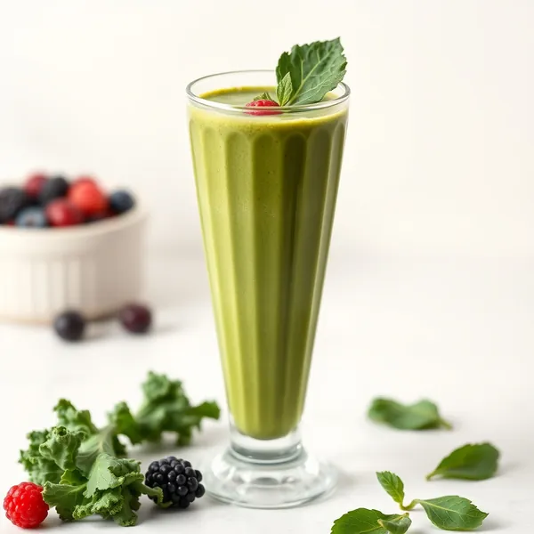 Immune-Boosting Kale Matcha Tea Smoothie