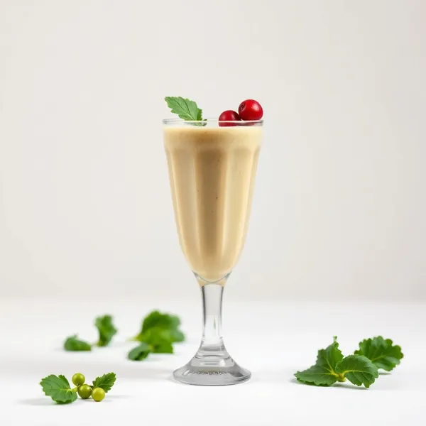 Batido de Col Rizada y Leche de Guisante que Refuerza el Sistema Inmunológico
