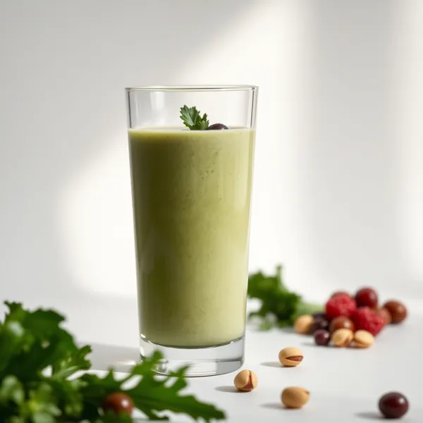 Immune-Boosting Kale Pistachio Milk Smoothie