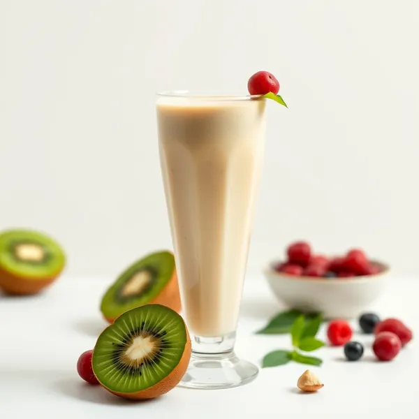 Smoothie di Kiwi e Latte di Nocciole per il Sistema Immunitario