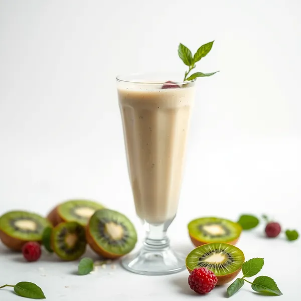 Immune-Boosting Kiwi Oat Milk Smoothie
