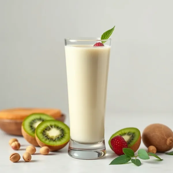 Immune-Boosting Kiwi Pistachio Milk Smoothie