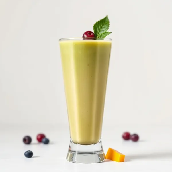 Smoothie di Té Matcha alla Mango che Rafforza il Sistema Immunitario