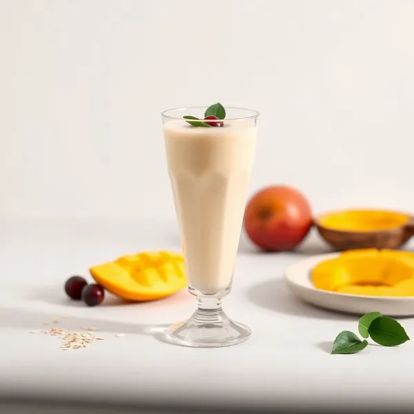 Smoothie di Mango e Latte d'Avena per Rafforzare il Sistema Immunitario